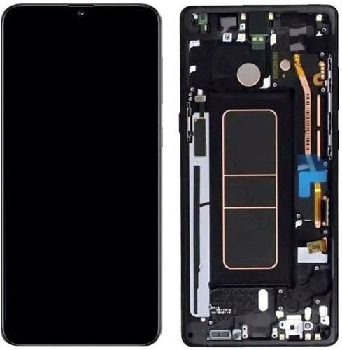 LCD Ersatzbildschirm Samsung Galaxy M31 M315 Gh82-22405a Schwarz Service Pack