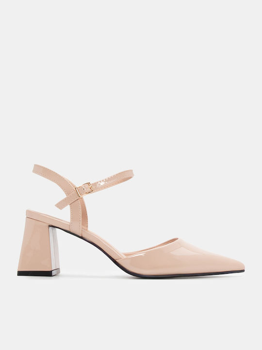 Luigi Synthetic Leather Pointed Toe Pink Medium...
