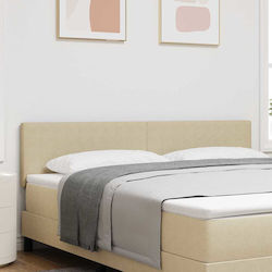 vidaXL LED Bed Headboard Wooden Grey 180x88cm