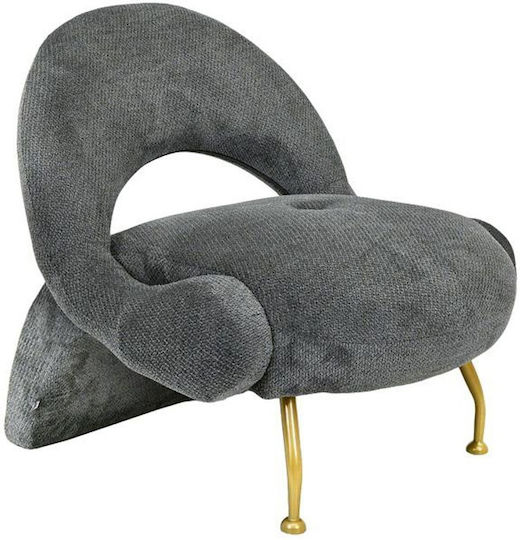 6654 Sessel Charcoal 80x86x81cm
