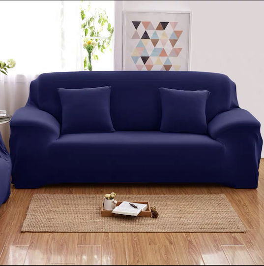 Mc Decor Soft Elastische Abdeckung für Sessel Blau 1Stück MCL.EL.SOFT.SET.BLUE