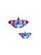 Studio Roof Hanging Wall Decor Made of Paper 56x13x44cm 2 Pieces