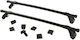 Hermes Hermes Metallic Car Roof Bars for Toyota Auris 5D 2006-2012 Set with Roof Rack Legs GS1125+S1210