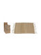 Zaros Wicker Placemats Beige 45x35cm 6pcs