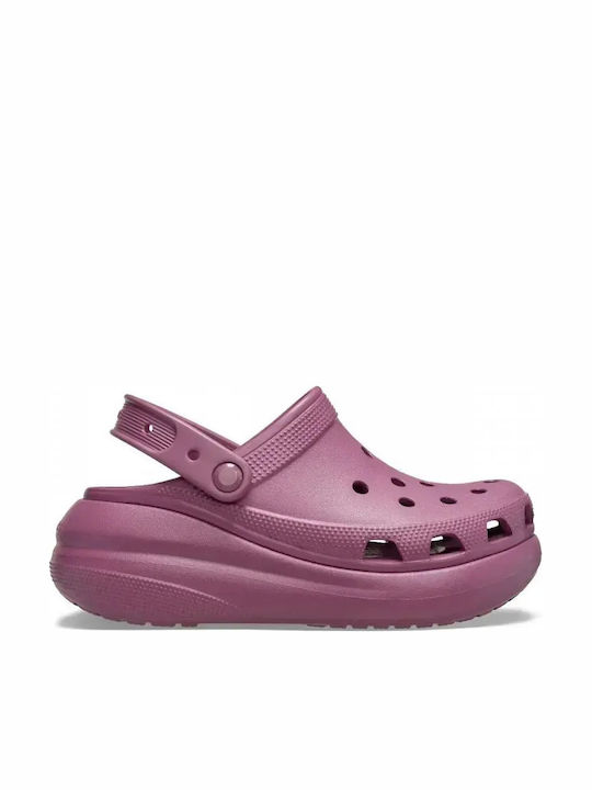 Crocs Crush Clog Γυναικεία Σαμπό Μωβ