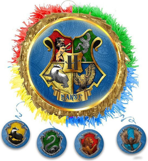 Pinata Party Harry Potter Hogwarts Houses 40 X 40 Cm 553153 Bal-553153-hogwarts