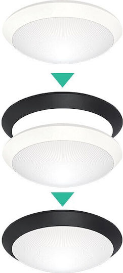 Vito Plafonieră de Tavan Baie Albă cu LED Integrat