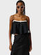 Karl Lagerfeld Women's Top Beachwear Black