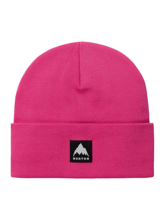 Recycled Kactusbunch Beanie Unisex Beanie Knitted in Fuchsia color
