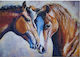 Norimpex 5d Diamond Mosaic Horses 40x30cm