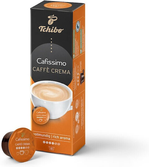 Tchibo Капсули Еспресо Crema Съвместими с машина Cafissimo 10капси