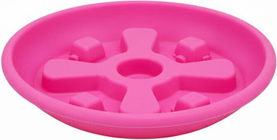 Micplast Plate Pot Plastic Fuchsia Wheeled 25x25cm WS25-Fuchsia