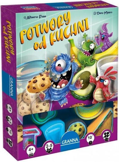 Board Game Monsters Behind the Scenes for 2-5 Players 4+ Years Old (PL) Granna
