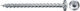fischer Phillips Screw with Diameter M4 and Length 40mm 200pcs Powerfast Ii