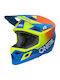 O'Neal 3 Series Solid Blue/Neon Motorcycle Helmet Motocross ECE 22.06