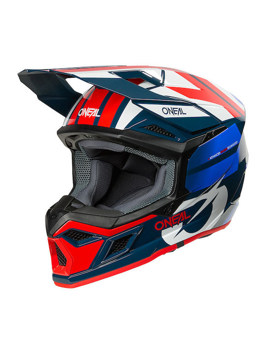 O'Neal 3 Series Blue/White/Red V.26 Motorcycle ...