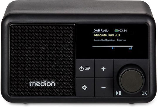 Medion MD 44822 Επιτραπέζιο Ραδιόφωνο Ρεύματος DAB Μαύρο