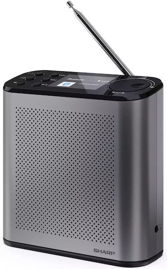 Sharp DR-P530OSAKA Φορητό Ραδιόφωνο Επαναφορτιζόμενο DAB+ με Bluetooth Γκρι