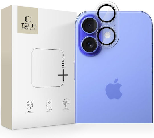 Tech-Protect Camfull Fit+ Протектор За Камера Закалено Стъкло Прозрачен За iPhone 17