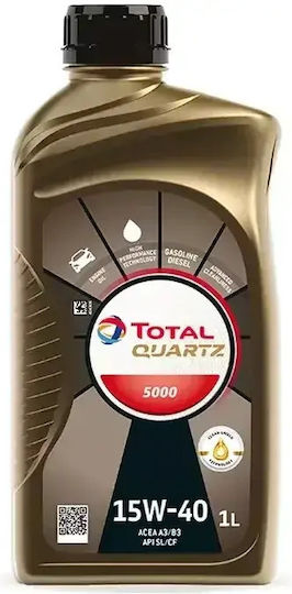 Total Quartz 5000 Energy Car Oil 15W-40 1lt
