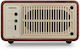 Sangean WR-7 Plus Retro mit Bluetooth Braun