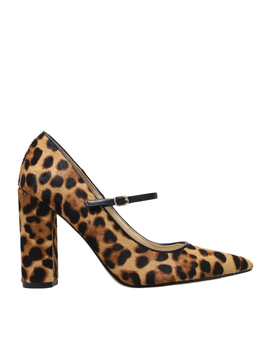 Brown High Heels Animal Print Carlienp5