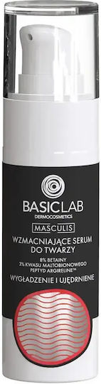 BasicLab Masculis Strengthening Serum Anti-îmbătrânire Pentru Față cu Peptide și Colagen pentru Tonifiere 30ml