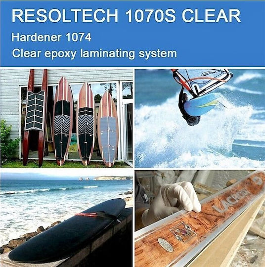 Resoltech Εποξική Ρητίνη Εμποτισμού 1070s-1074 Clear Uv 1,4kg