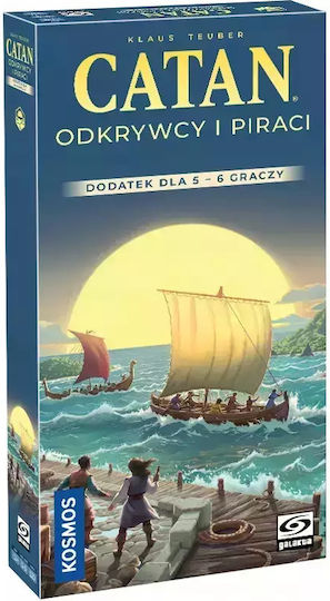 Game Expansion Catan: Explorers and Pirates for 5-6 Players 10+ Years Old (PL) Galakta