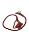 Μπρελοκ Κλειδιων Πλεκτο Braided Δερματινο Cherry Trip Machine
