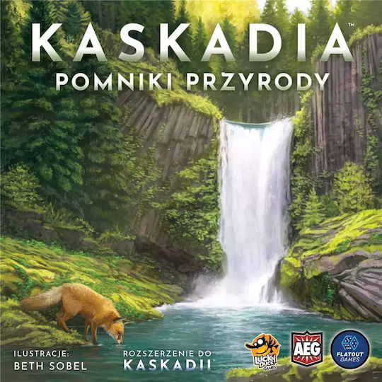 Board Game Kaskadia: Natural Monuments for 1-6 Players 10+ Years Old GXP-912690 (PL) Lucky Duck Games