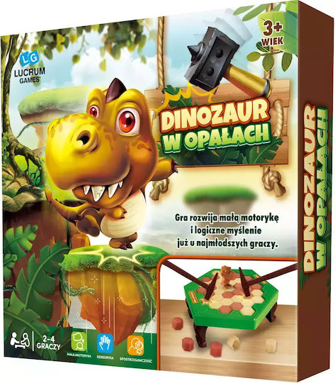 Board Game Dinosaur in Trouble for 2-4 Players 3+ Years Old GXP-855951 (PL) Lucrum Games