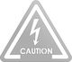 Πινακίδα Προειδοποίησης «caution» Ανοξειδωτο-ατσαλι-inox