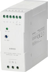 Orno Sursă de Alimentare pe Șină DIN cu Ieșire 24V și Putere 40W 1.7A