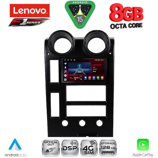 Lenovo Ηχοσύστημα Αυτοκινήτου Hummer H2 2001-2007 (Bluetooth/USB/WiFi/GPS/Apple-Carplay/Android-Auto) με Οθόνη Αφής 9"