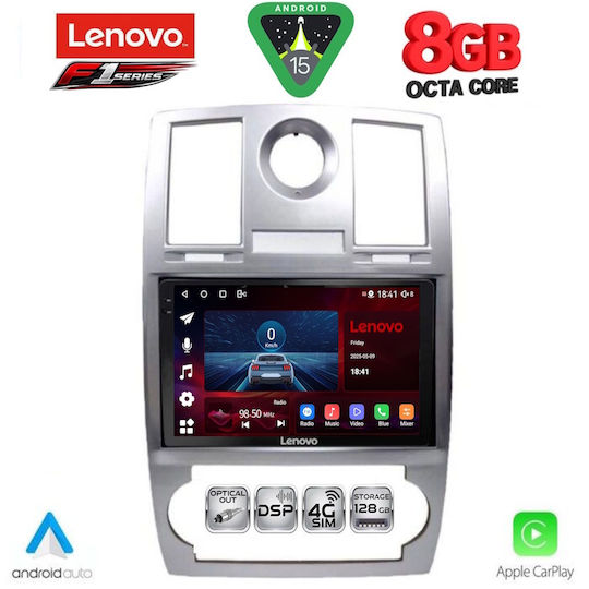 Lenovo Ηχοσύστημα Αυτοκινήτου Chrysler 300C 2005-2010 (Bluetooth/USB/WiFi/GPS/Apple-Carplay/Android-Auto) με Οθόνη Αφής 9"