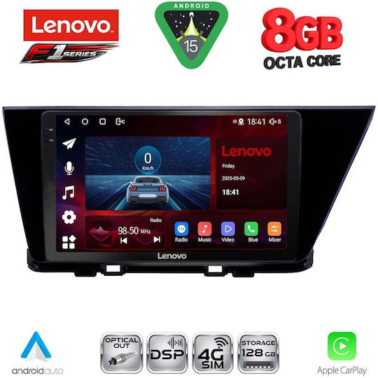 Lenovo Ηχοσύστημα Αυτοκινήτου για Kia Niro 2017-2021 (Bluetooth/USB/WiFi/GPS/Apple-Carplay/Android-Auto) με Οθόνη Αφής 9"