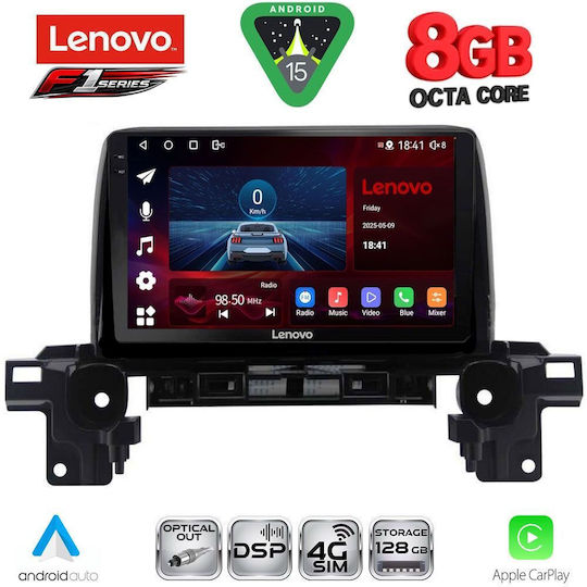 Lenovo Ηχοσύστημα Αυτοκινήτου για Mazda CX-5 2017 (Bluetooth/USB/WiFi/GPS/Apple-Carplay/Android-Auto) με Οθόνη Αφής 9"