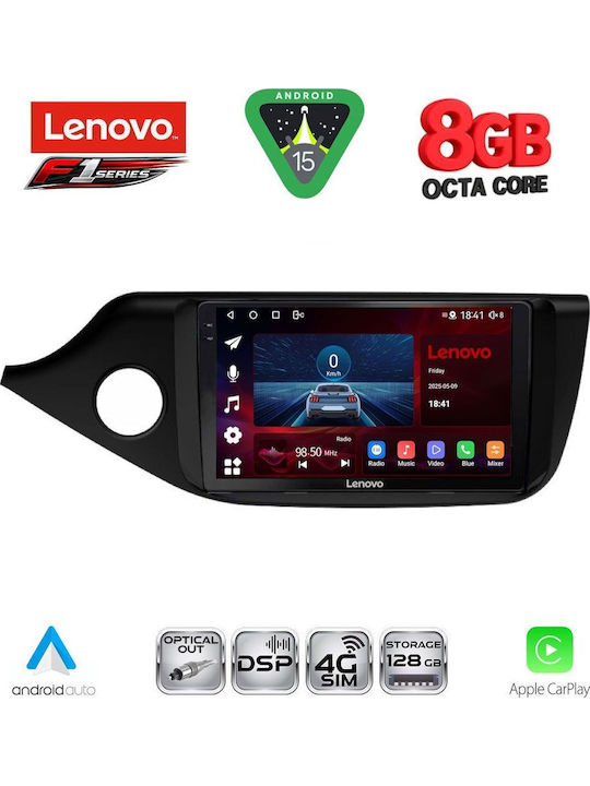 Lenovo Car Audio System for Kia Ceed 2012-2018 (Bluetooth/USB/WiFi/GPS/Apple-Carplay/Android-Auto) with Touch Screen 9"