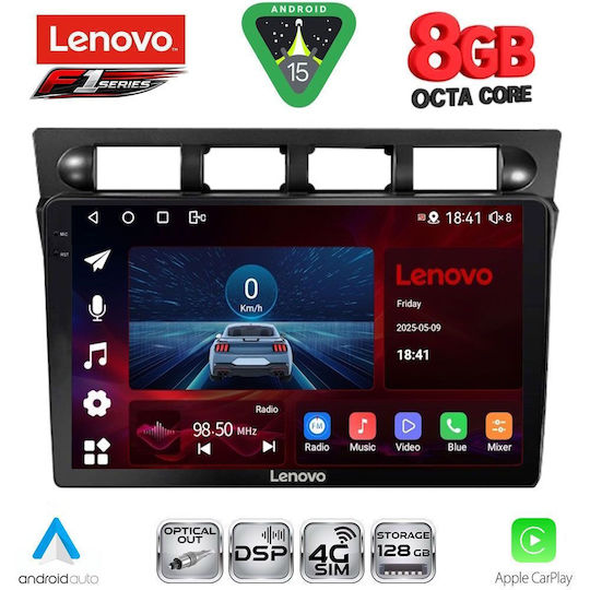 Lenovo Car Audio System for Kia Picanto 2004-2008 (Bluetooth/USB/WiFi/GPS/Apple-Carplay/Android-Auto) with Touch Screen 9"