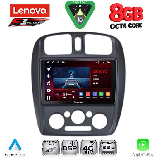 Lenovo Ηχοσύστημα Αυτοκινήτου για Mazda 323 1998-2004 (Bluetooth/USB/WiFi/GPS/Apple-Carplay/Android-Auto) με Οθόνη Αφής 9"