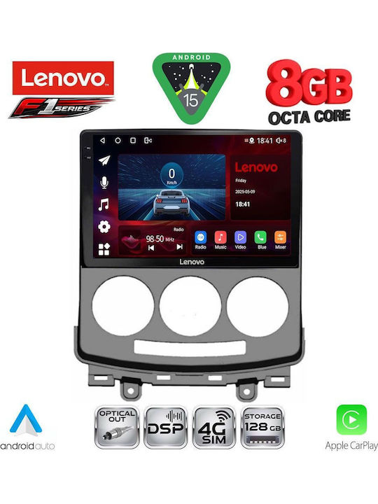 Lenovo Car Audio System for Mazda 5 2004-2010 (Bluetooth/USB/WiFi/GPS/Apple-Carplay/Android-Auto) with Touch Screen 9"