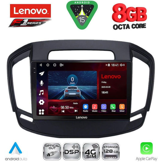 Lenovo Car Audio System for Opel Insignia 2014-2017 Bluetooth USB Wi-Fi GPS Apple CarPlay Android Auto with 9 Inch Touch Screen LENOVO SSR 10492 CPA