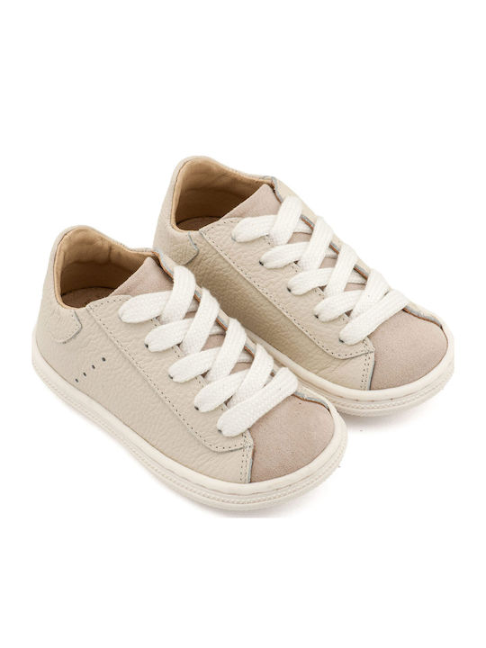 Babywalker Ecru Baptism Leather Sneakers