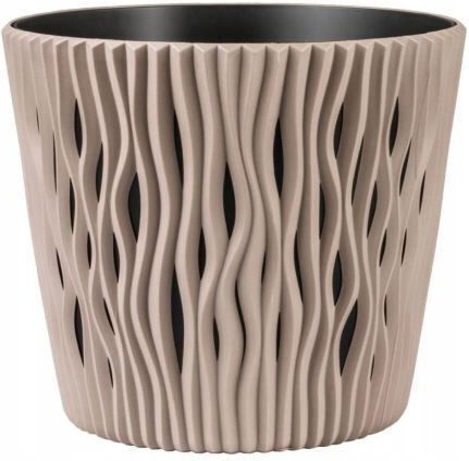 Prosperplast Flower Übertopf Kunststoff Braun 26.2x26.2εκ.