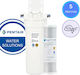 Pentair 2g Slimline Water Filtration System Under Sink with Faucet & Replacement Filter 57-0087
