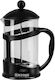 Hausberg Cafetieră cu Filtru Manual din Oțel Inoxidabil Neagră 600ml