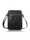 Leather Men's Bag Shoulder / Crossbody Black
