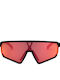 adidas Men's Sunglasses with Red Frame and Red Lens SP0017