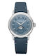 Raymond Weil Γυναικείο Ρολόι 35mm Μπαταρίας με Navy Μπλε Δερμάτινο Λουράκι